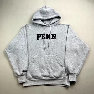 University Of Pennsylvania Hoodie Sweatshirt Adult Small Gray Penn UPenn College